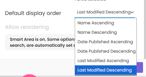 Changing the display order for content applet smart layout.png
