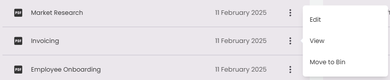 Move content to the bin from the content applet.png